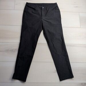 Lululemon ABC Utilitech Pants Mens 33x30 Black Slim Fit 5-Pocket M5ABOS